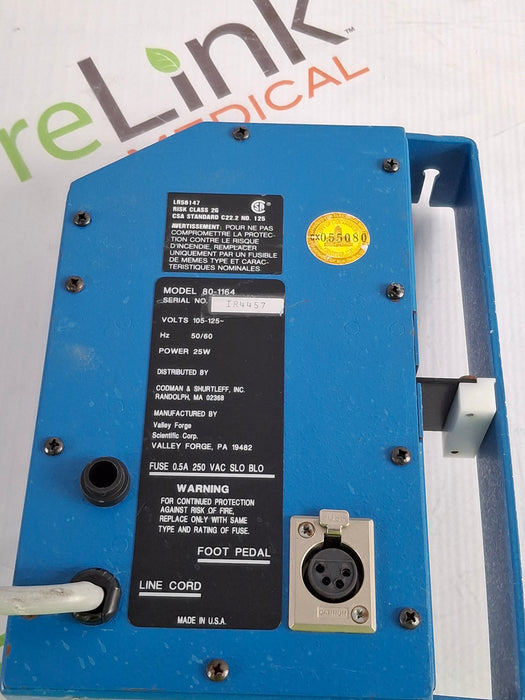 Codman Malis CMC 80-1164 Irrigation Module