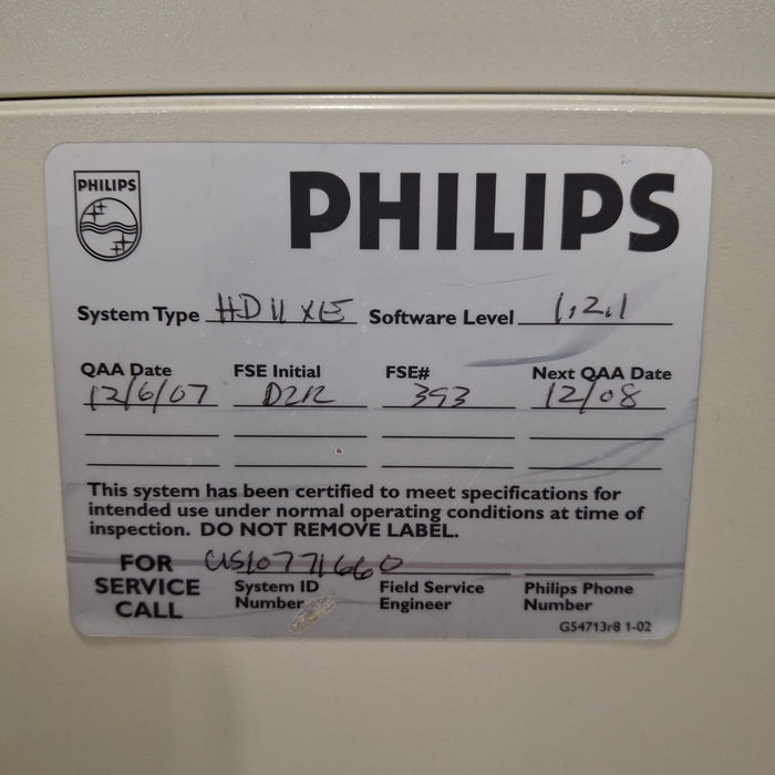 Philips HD11XE Ultrasound