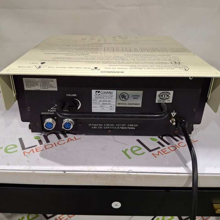 ConMed Aspen Excalibur Plus Electrosurgical Unit