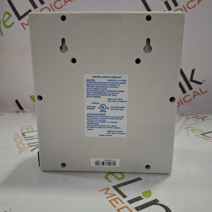 Parker Laboratories Inc 82 03 Thermasonic Gel Warmer