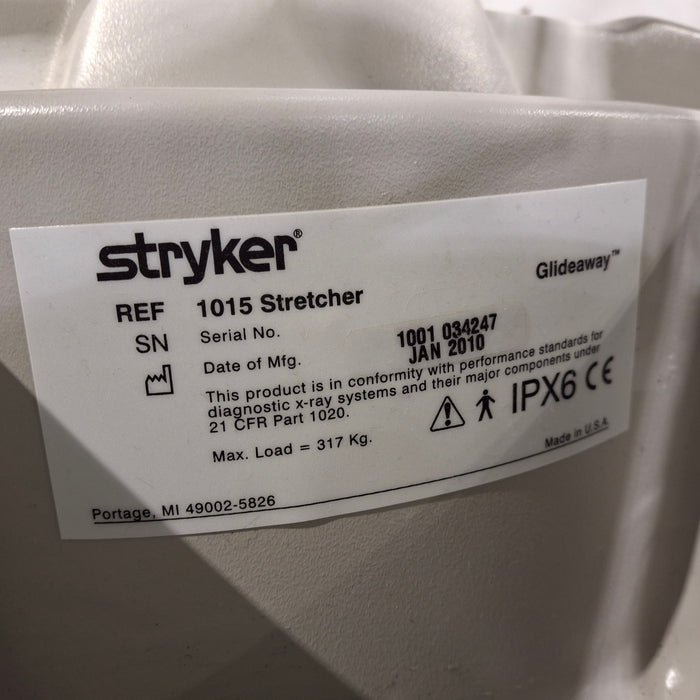 Stryker 1015 Big Wheel Glideaway Stretcher