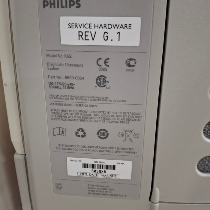 Philips IU22 Ultrasound