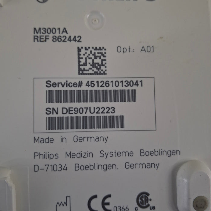 Philips M3001A-A01 Fast SpO2, NIBP, ECG MMS Module