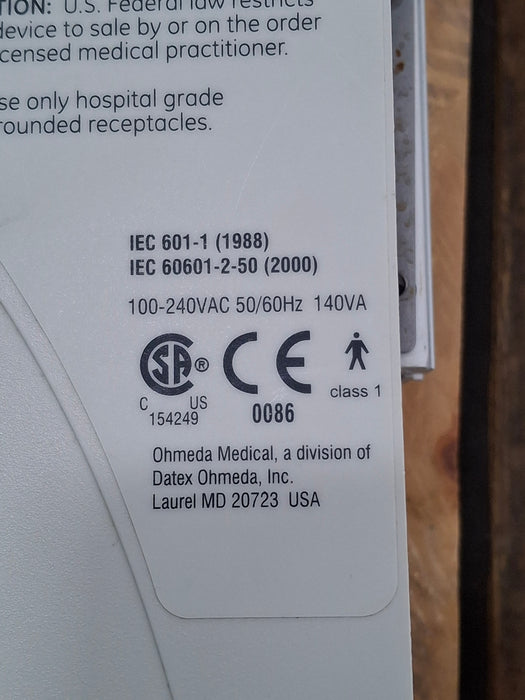 Datex-Ohmeda 6600-0833-800 Giraffe Spot PT Lite Phototherapy Bili Light System