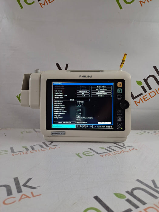 Philips SureSigns VS4 Vital Signs Monitor