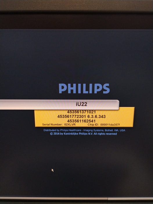 Philips IU22 Ultrasound