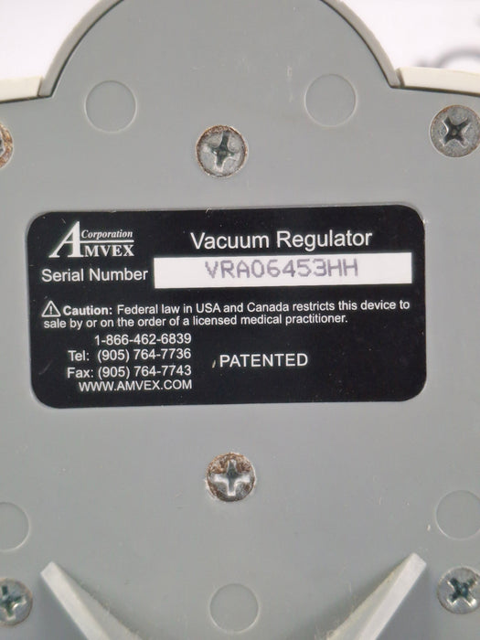 Amvex Vacuum Regulator
