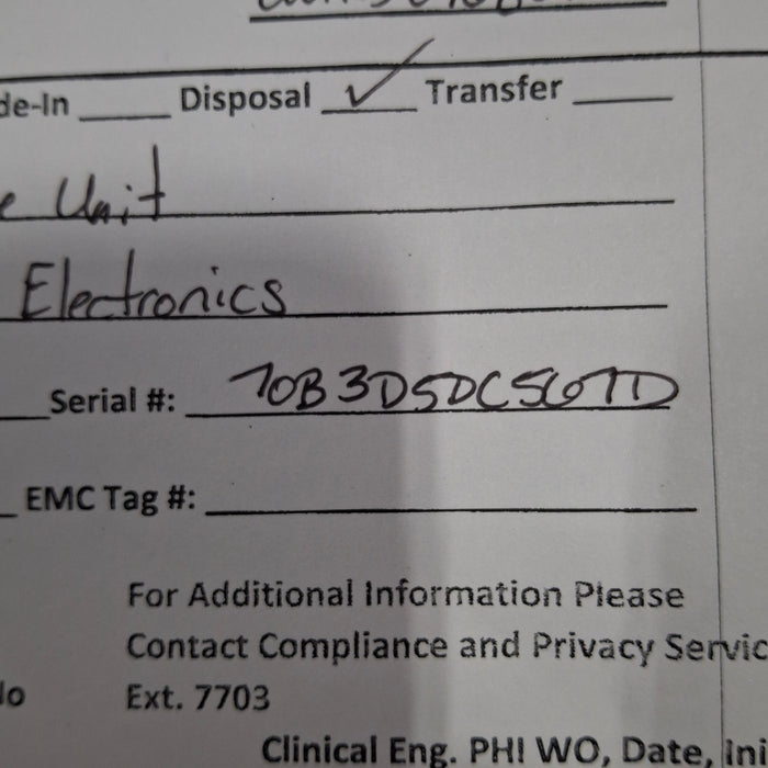 Hill-Rom BedComm CarePanel Patient Monitor