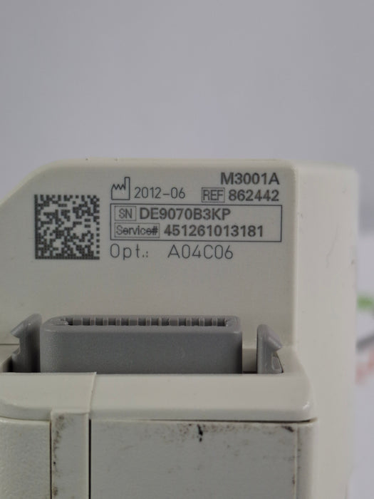 Philips M3001A-A04C06 OxiMax SpO2, NIBP, ECG, Temp, IBP MMS Module