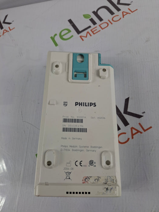 Philips M3001A-A02C06 OxiMax SpO2, NIBP, ECG, Temp, IBP MMS Module