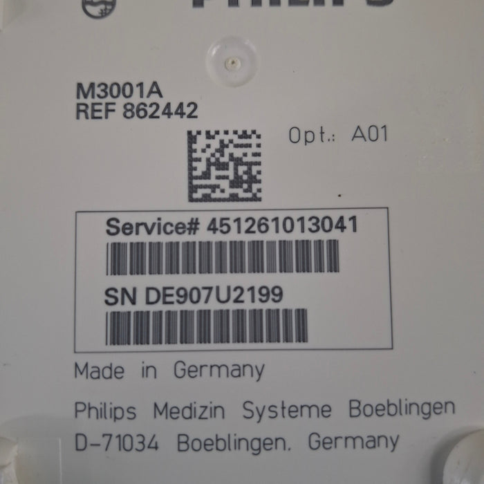 Philips M3001A-A01 Fast SpO2, NIBP, ECG MMS Module
