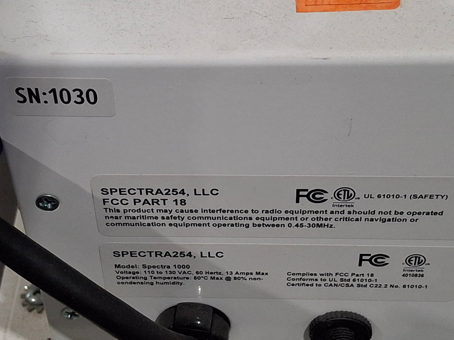 Spectra 254 Model 1000 UV Disinfection System