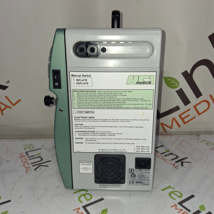 ACI Medical VenaPulse Model VP-25 Rapid Cuff Inflator/Deflator