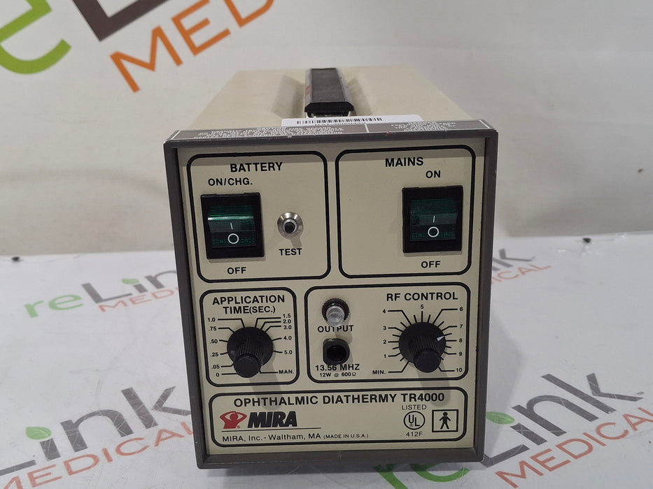 Mira, Inc. TR4000 Ophthalmic Diathermy