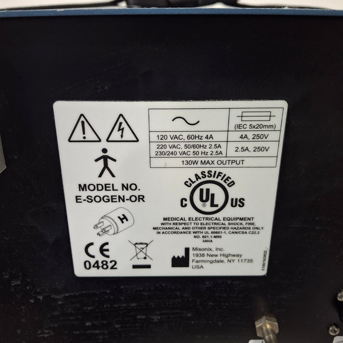 Misonix, Inc. E-Sogen-OR SonicOne O.R. System