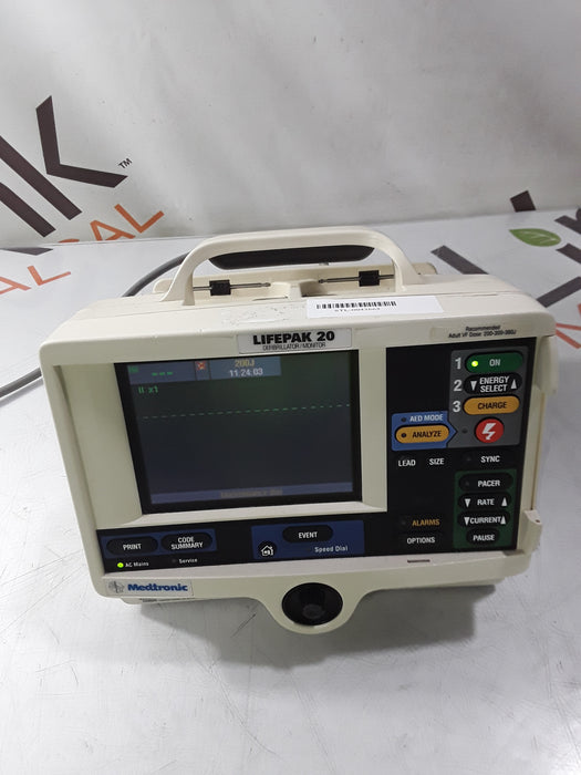 Physio-Control LifePak 20 Defibrillator