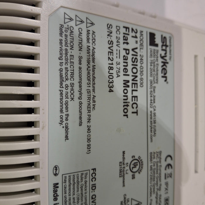 Stryker 21" VisionElect HD Monitor