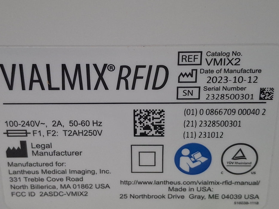 Lantheus Medical Imaging Inc Vialmix RFID Amalgamator