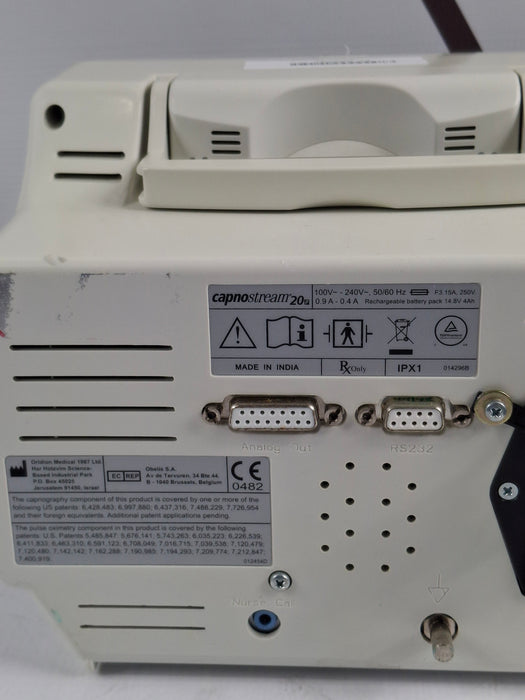Oridion Capnostream 20P Capnography Monitor