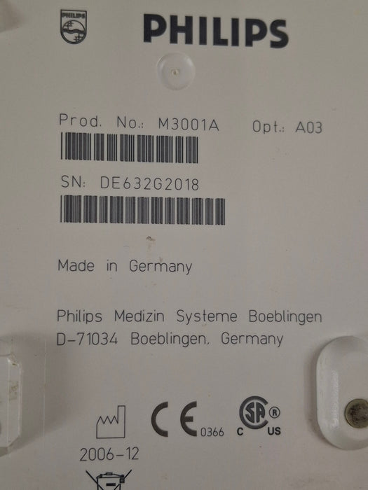 Philips M3001A-A03 Masimo SpO2, NIBP, ECG MMS Module