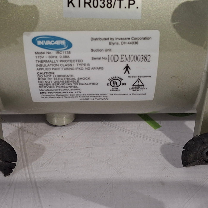 Invacare Corporation IRC1135 Aspirator Pump