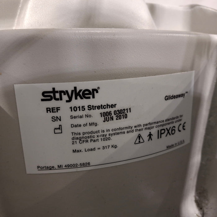 Stryker 1015 Big Wheel Glideaway Stretcher