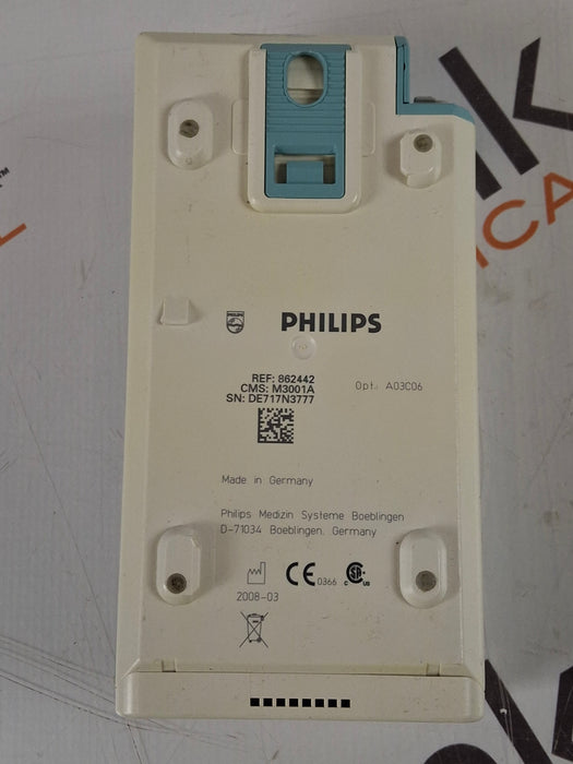 Philips M3001A-A03C06 Masimo SpO2, NIBP, ECG, Temp, IBP MMS Module