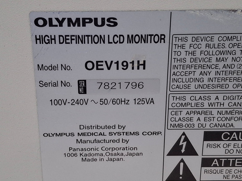 Olympus OEV191H Medical Display