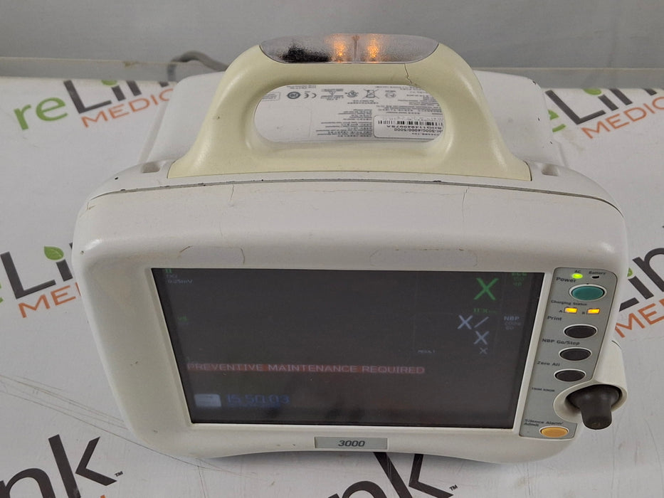 GE Healthcare Dash 3000 - Masimo SpO2 Patient Monitor