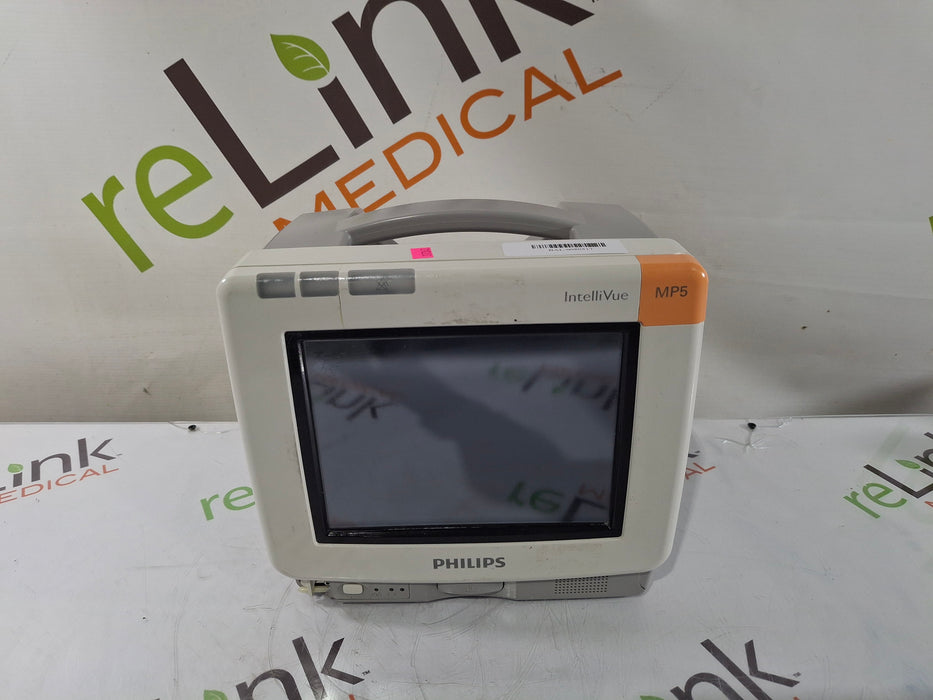 Philips Intellivue MP5 - ECG, OxiMax SpO2, NIBP Patient Monitor