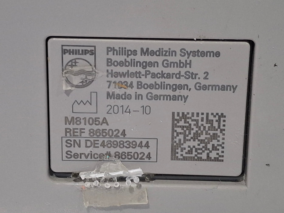 Philips Intellivue MP5 - ECG, OxiMax SpO2, NIBP Patient Monitor