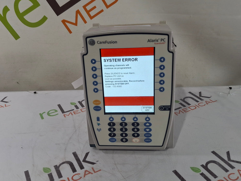 CareFusion Alaris 8015 Large Screen POC Infusion Pump
