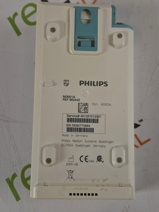 Philips M3001A-A03C06 Masimo SpO2, NIBP, ECG, Temp, IBP MMS Module