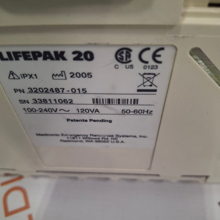 Physio-Control LifePak 20 Defibrillator