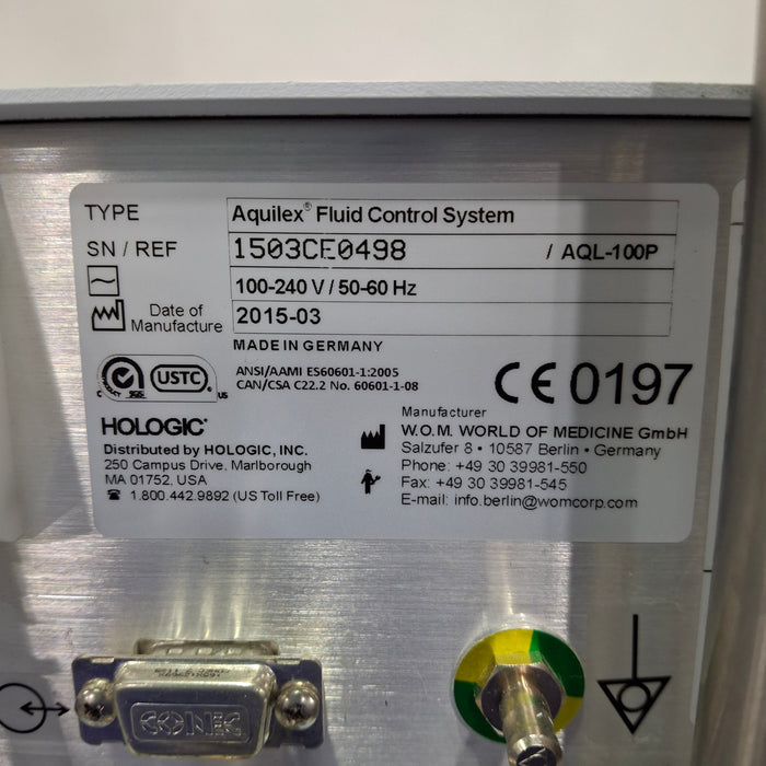 Hologic, Inc. Aquilex Fluid Control System