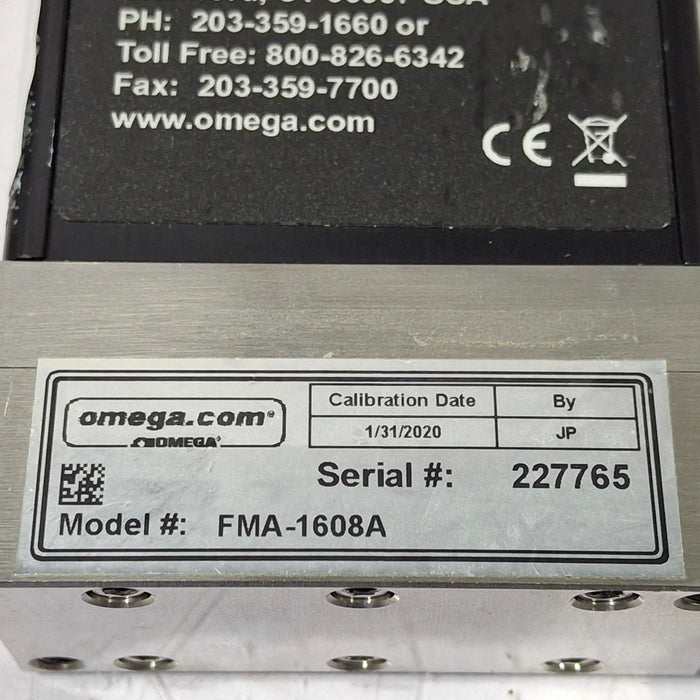 Dwyer Instruments Omega FMA-1608A Flow Meter