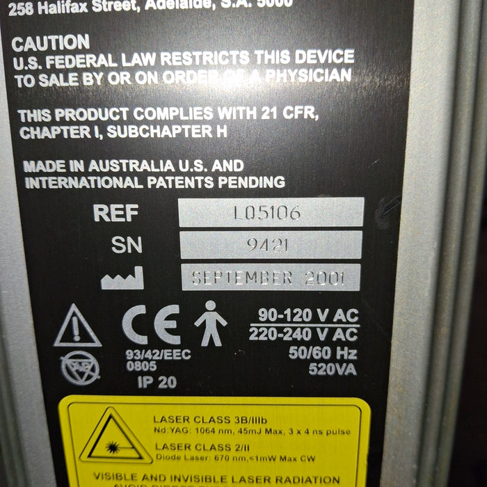 Lumenis Aura Ophthalmic YAG Laser