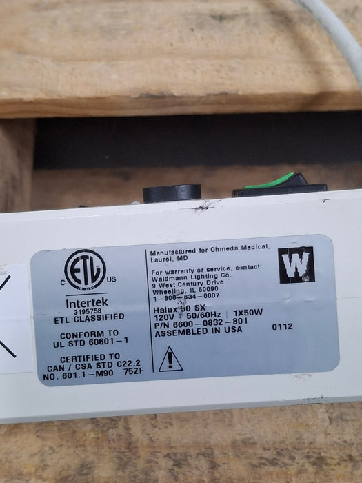 Wildman lighting Co Halux 50sx Exam light