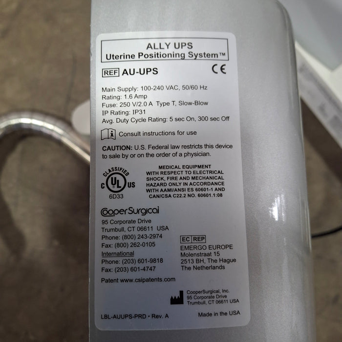 Cooper Surgical AU-UPS Uterine Positioning System