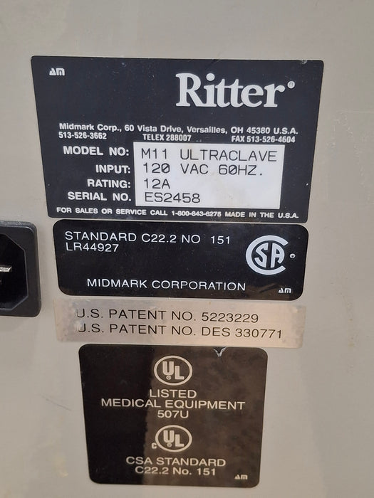 Ritter M11-001 Sterilizer