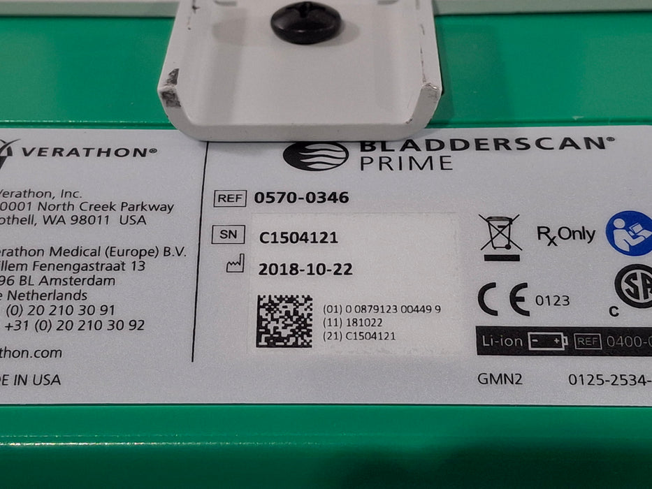 Verathon Medical, Inc BladderScan Prime Bladder Scanner