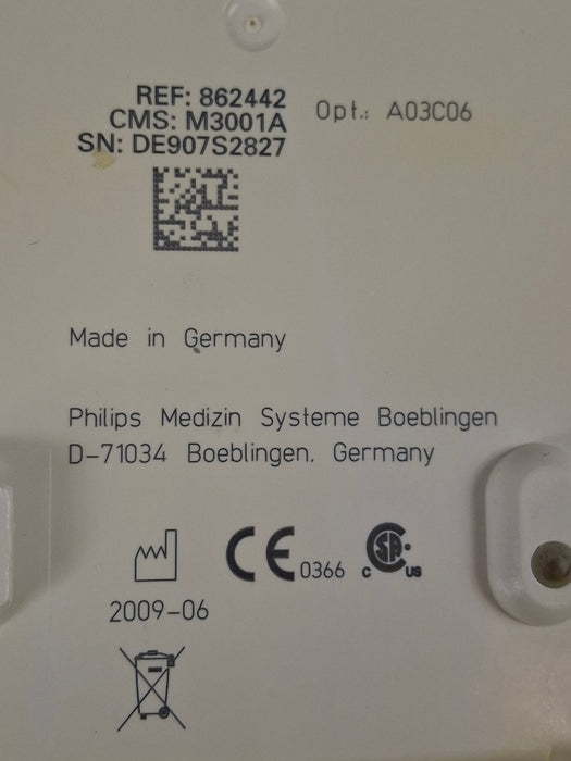 Philips M3001A-A03C06 Masimo SpO2, NIBP, ECG, Temp, IBP MMS Module