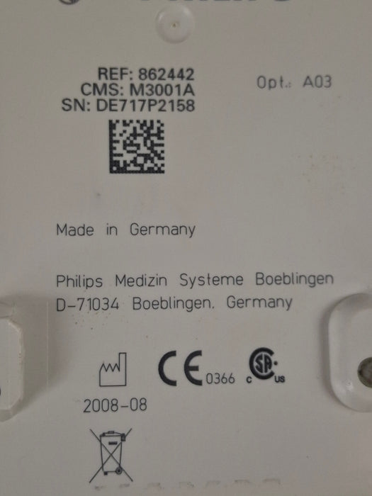 Philips M3001A-A03 Masimo SpO2, NIBP, ECG MMS Module
