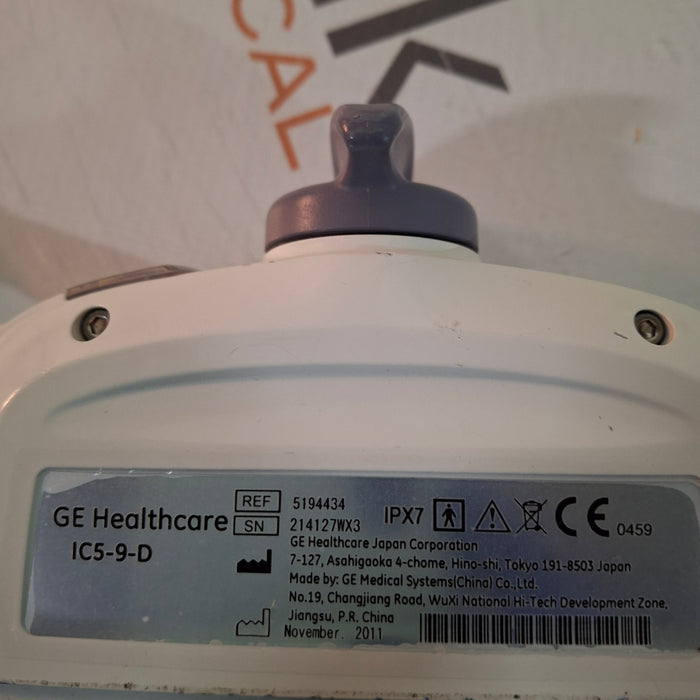 GE Healthcare IC5-9-D Endocavity Transducer