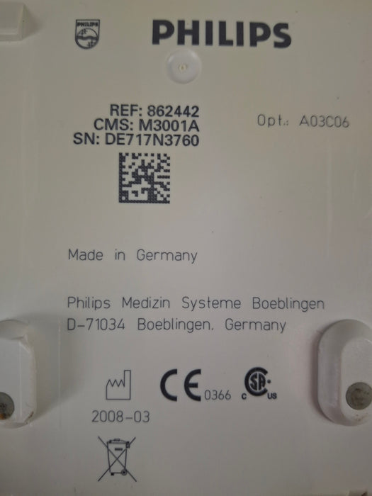 Philips M3001A-A03C06 Masimo SpO2, NIBP, ECG, Temp, IBP MMS Module