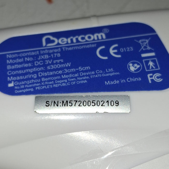 Guangzhou Berrcom Medical Device Co. JXB-178 Non-Contact Thermometer