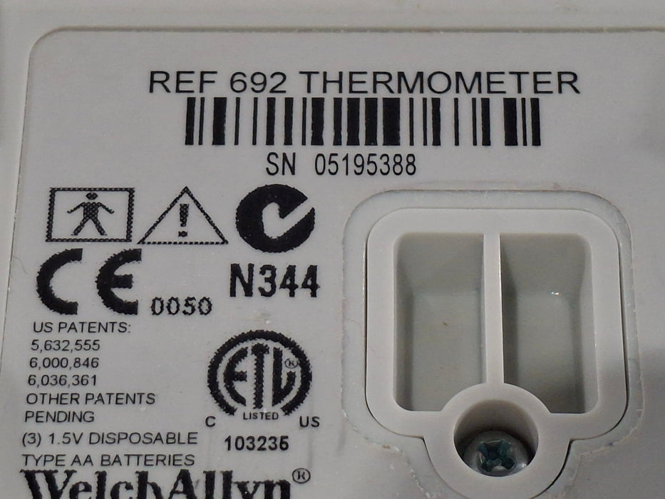 Welch Allyn SureTemp Plus 692 Thermometer