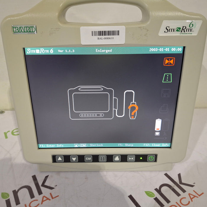 Bard Medical Site Rite 6 Ultrasound