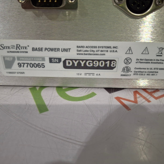 Bard Medical Site Rite 5 9760035 Vascular Access Base Power Unit