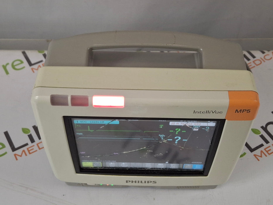 Philips Intellivue MP5 - ECG, Fast SpO2, NIBP Patient Monitor